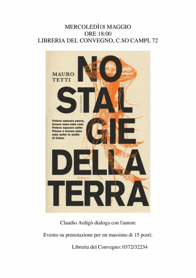 PRESENTAZIONE DEL LIBRO ''NOSTALGIE DELLA TERRA DI MAURO TETTI''