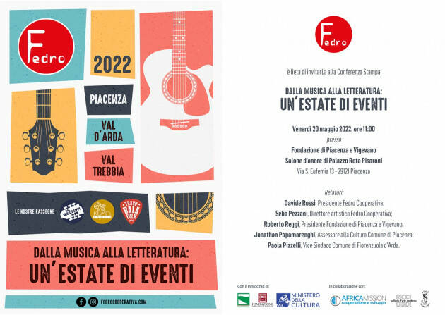 Conferenza Stampa Fedro Cooperativa - Festival DAL MISSISSIPPI al Po-Klimt's LAdies-TravoBalafolk