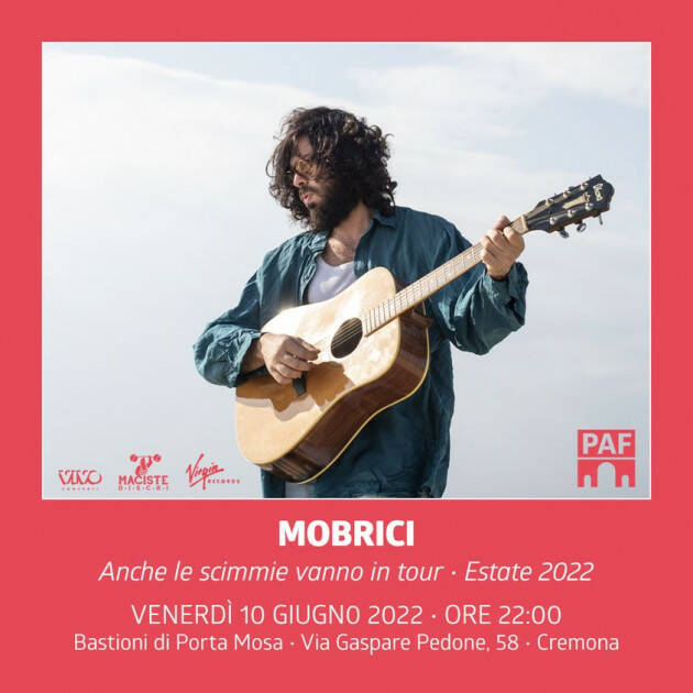 PAF Cremona MOBRICI Venerdì 10 giugno a Porta Mosa