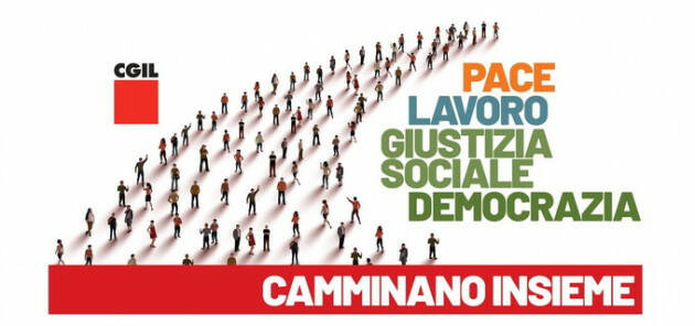 Cgil ,manifestazione a Roma il 18 giugno per pace, giustizia sociale...