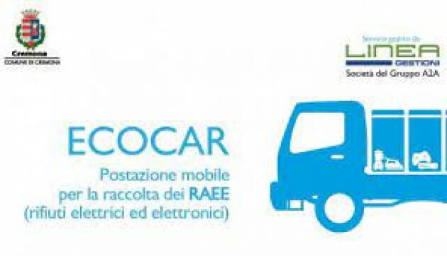 Raccolta RAEE quartieri: sabato 28 maggio appuntamento al Boschetto (CR)