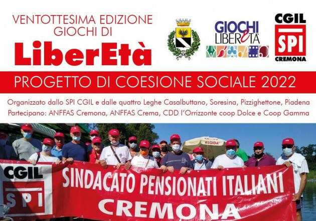 Spi-Cgil di Cremona Grande partecipazione alle finali giochi di Liberetà 2022  