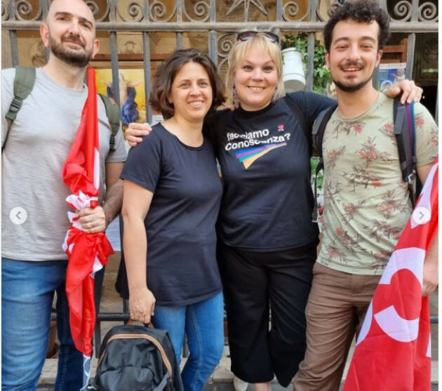 Cgil POTENZIARE LA SCUOLA PUBBLICA  Tanti lavoratori alla manifestazione di Roma