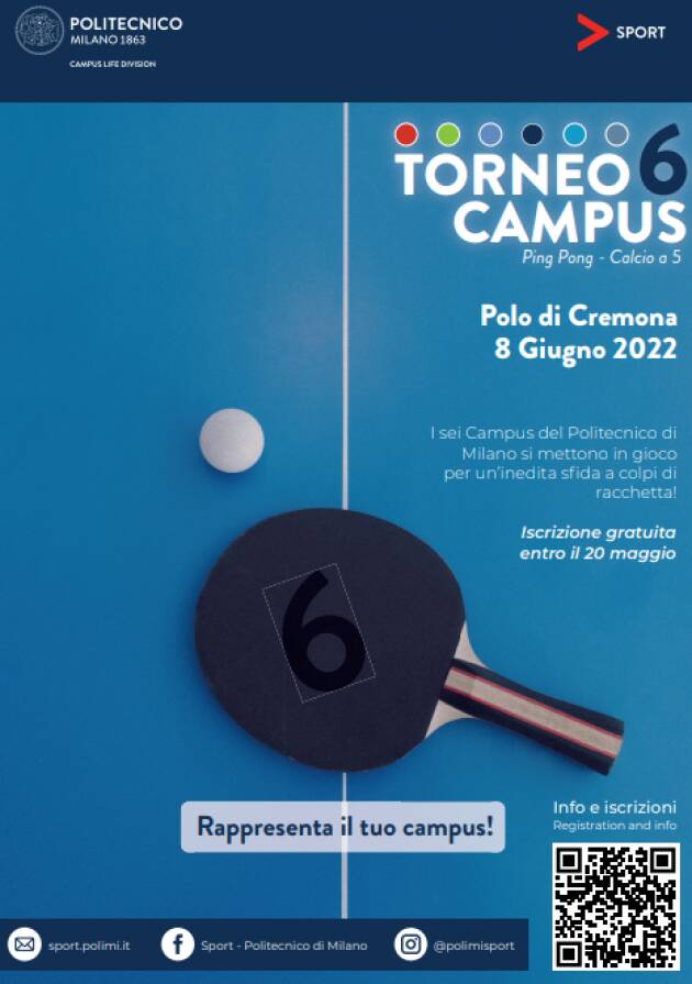 Torneo 6 Campus 8 giugno - PoliMi Cremona