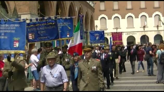Cremona La celebrazione  del 2 giugno 2022 Festa Repubblica Italiana nata nel 1946 