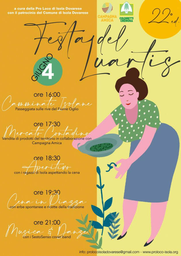 Isola Dovarese, domani Campagna Amica alla Festa del Luartìs
