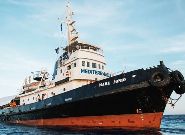 Nicola Fratoianni ( S.I.) La Mare Jonio di Mediterranea è di nuovo in mare