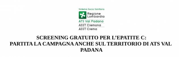 SCREENING GRATUITO PER L’EPATITE C