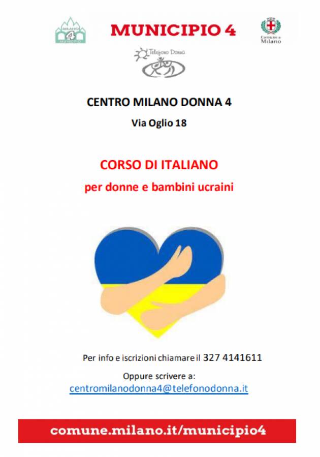 Telefono Donna a supporto delle Donne Ucraine .. Milano
