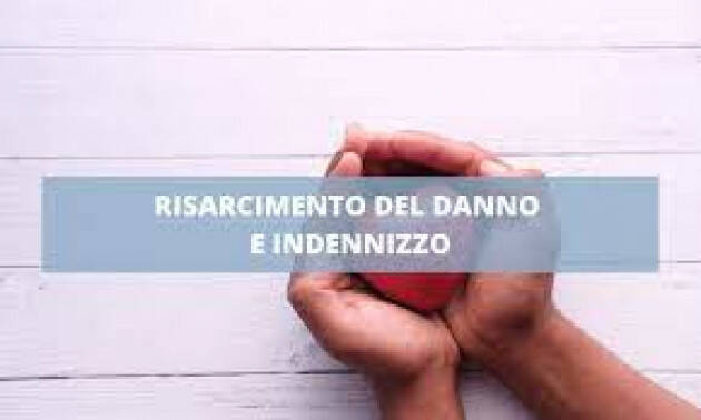 INDENNIZZO O RISARCIMENTO?