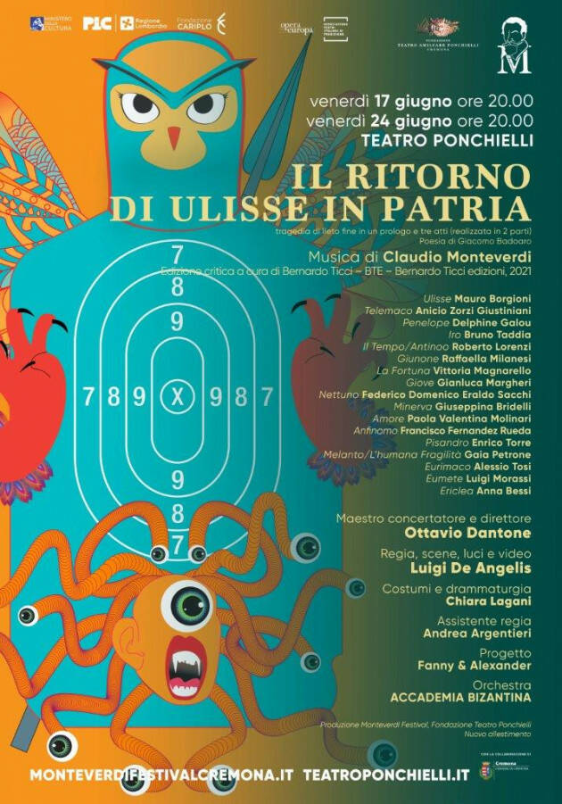 Cremona: IL RITORNO DI ULISSE IN PATRIA 