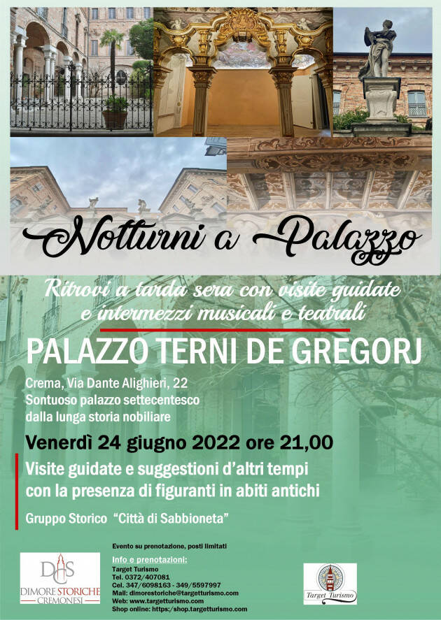 La rassegna ''Notturni a Palazzo'' prosegue nella città di Crema 