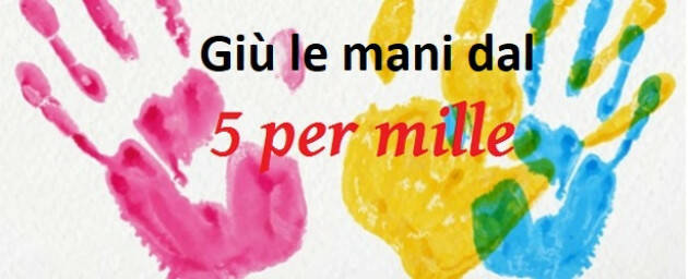 RIFONDAZIONE: GIU’ LE MANI DAL 5 PER MILLE