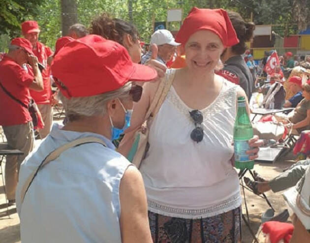 I pensionati Spi-Cgil di Cremona alla manifestazione di Bologna 