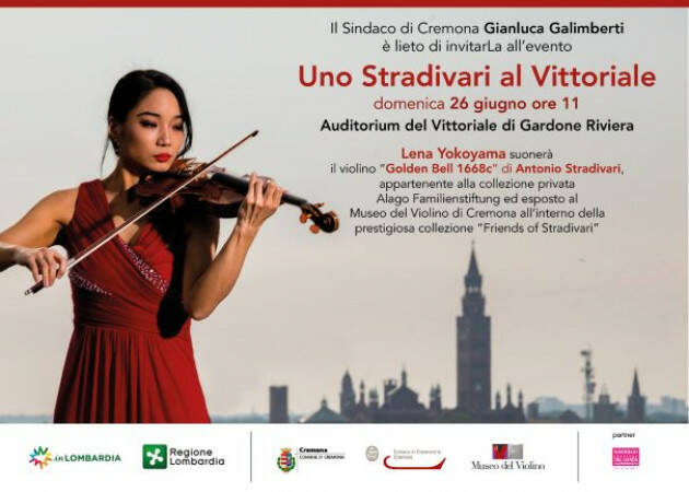 MDV Uno Stradivari al Vittoriale  domenica 26 giugno ore 11  L’invito del Sindaco 