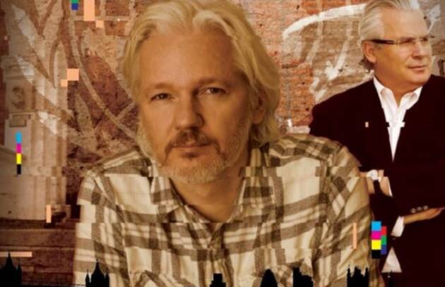Monaco di Baviera Informazione e soldarietà per Julian Assange