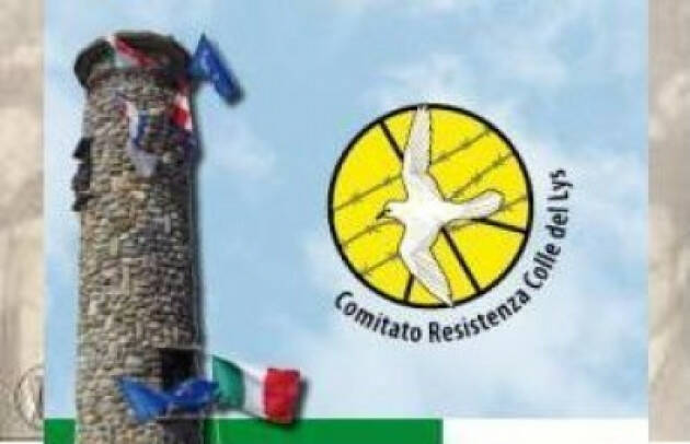 ANPI CREMONA  nel 78^ anniversario al Col del Lys Domenica 3 Luglio '22