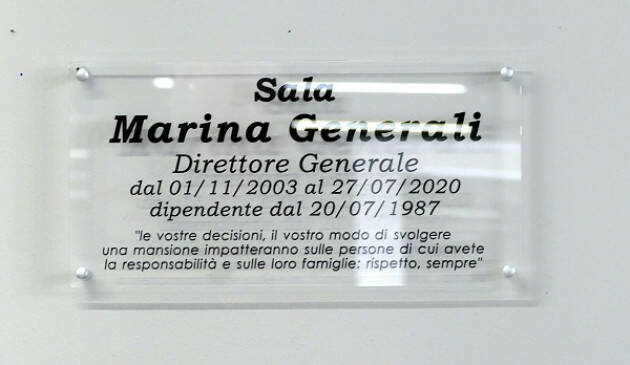 RSA Germani Cingia de Botti inaugurata BarLume in omaggio all’ex direttore Generali