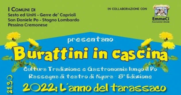  LA RASSEGNA BURATTINI IN CASCINA  2022- serata 2 luglio