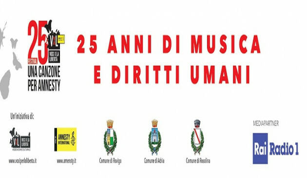 ''Voci per la libertà - una canzone per Amnesty'': tutto pronto per la 25ª edizione