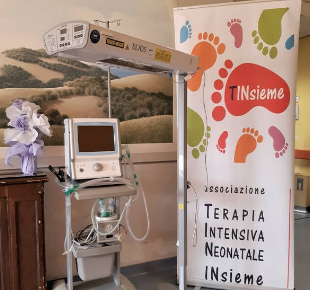 ASST CR PATOLOGIA NEONATALE: L’ASSOCIAZIONE TINSIEME DONA UN RESPIRATORE