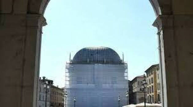 Brescia: LAVORI A PALAZZO LOGGIA