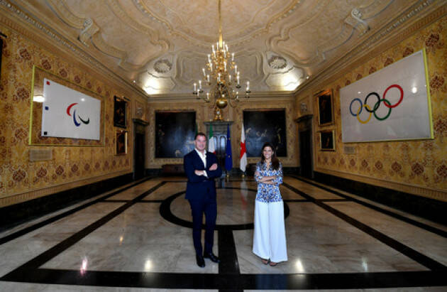 A Palazzo Marino le bandiere delle Olimpiadi