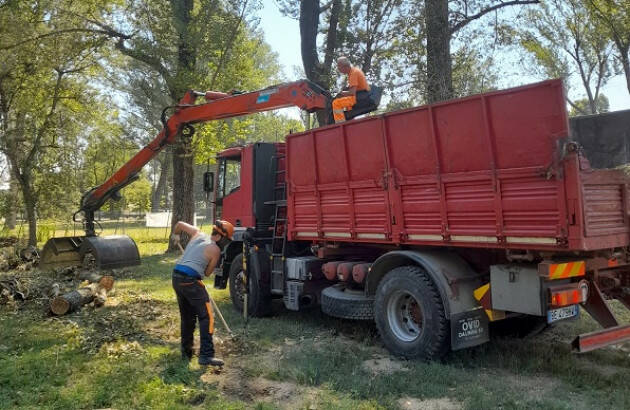 Primo bilancio dei danni e degli interventi a seguito del nubifragio del 4 luglio Cremona