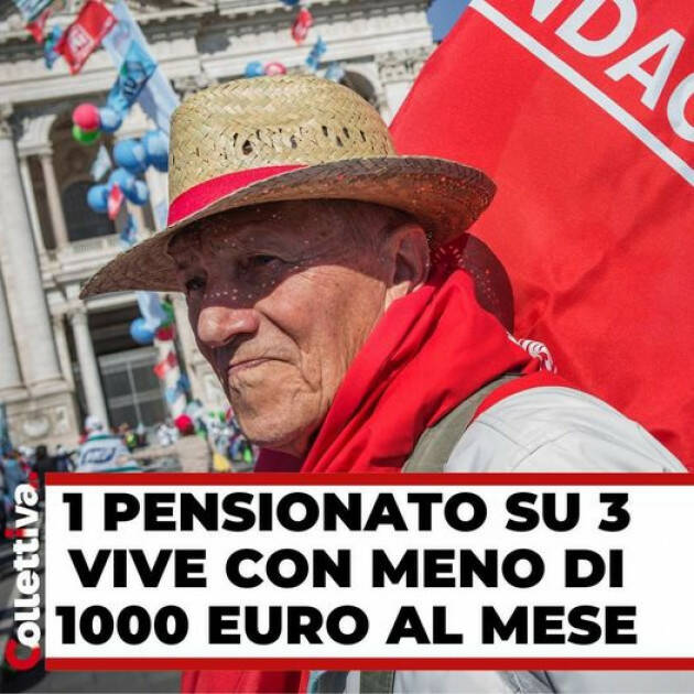 SPI-Cgil Cremona PIÙ DEL 30% DEI PENSIONATI SOTTO I MILLE EURO