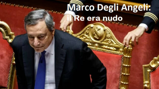 Draghi #crisidigoverno Marco Degli Angeli (M5S): Abbiamo dimostrato che il Re era nudo.