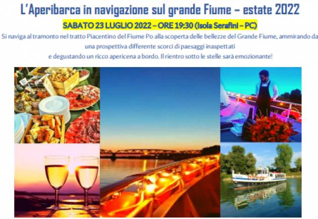 L’Aperibarca in navigazione sul grande Fiume – estate 2022 SABATO 23 LUGLIO 2022