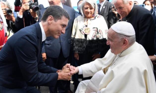 Papa Francesco in viaggio apostolico in Canada