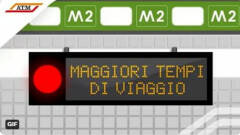 Binari 'roventi', rallenta di nuovo Metro2 di Milano
