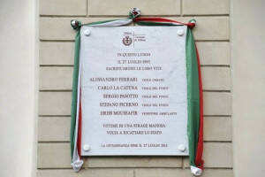 Milano 27/7/1993 nella strage  Via Palestro morì anche un cittadino  del Marocco.