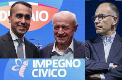 #elezioni Enrico Letta (PD) chiude anche l’accordo con DI Maio e Tabacci