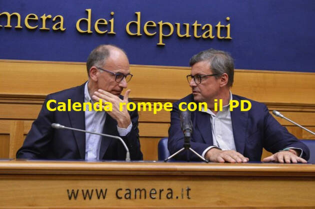 #elezioni22 Azione rompe con il Pd Letta l’unico alleato per Calenda è #Calenda.