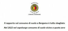 Il rapporto sul consumo di suolo a Bergamo è tutto sbagliato