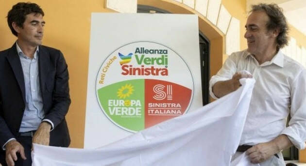 #elezioni22 Nicola Fratoianni Insieme, per un Paese più giusto, più verde, più libero.