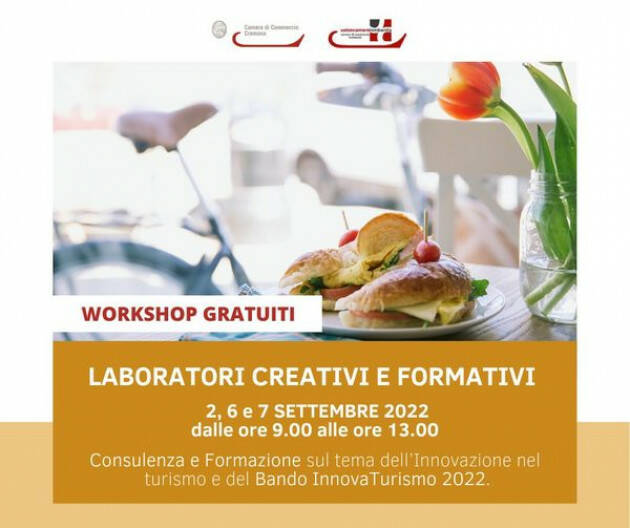 Camera Commercio  Cremona Partecipa al Bando Innovaturismo 2022