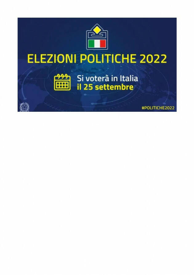 Le opzioni dei connazionali temporaneamente all’estero sulle Elezioni 2022 