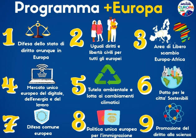 #elezioni22 Le idee ed il programma di + Europa