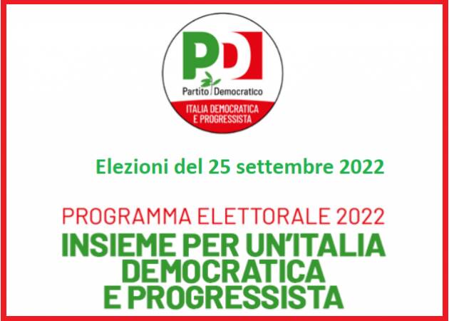 #elezioni22 Il programma del PD ed i giovani motori del paese