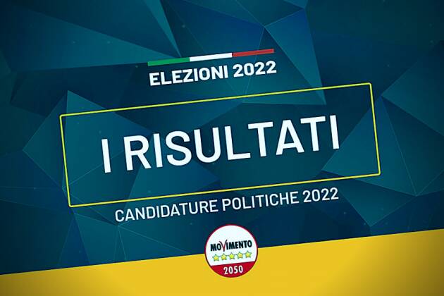 #elezioni22 Il M5S rende pubblici i risultati delle parlamentarie e quindi delle liste