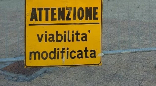 Modifiche alla viabilità per i pre allestimenti dei totem ''Porte della città''