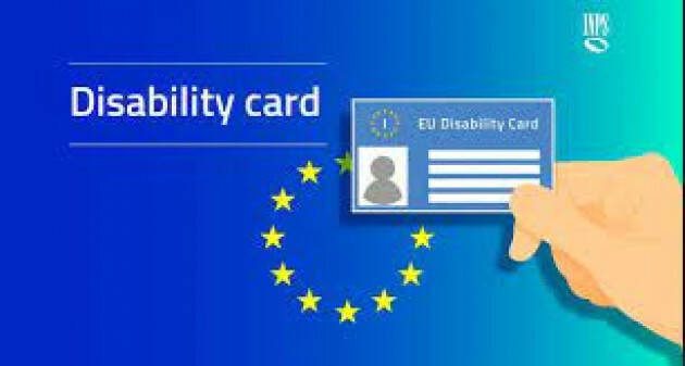 Comunicato stampa INPS - Carta europea della disabilità 