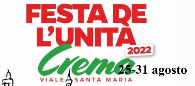 PD Festa Unità Crema ’22 Piloni e Peluffo: in Lombardia serve un cambiamento [video]