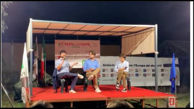Parlando di Europa Brando Benifei chiude  la festa  unità  di Crema[video]