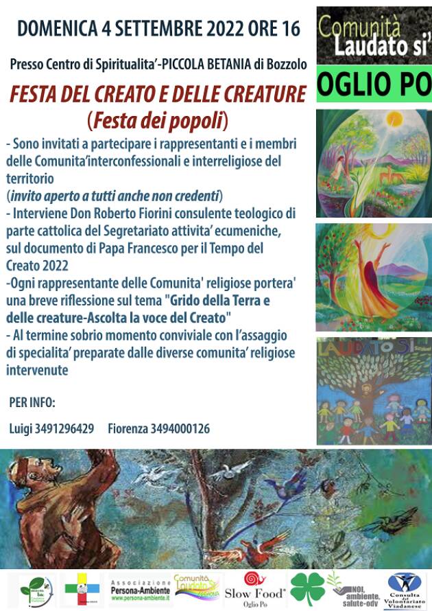 A BOZZOLO FESTA DEL CREATO E DELLE CREATURE 2022
