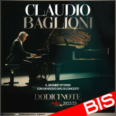 Ritorna Claudio Baglioni al Teatro A. Ponchielli sabato 14 gennaio 2023 (ore 21.00).