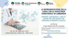 Convegno Cisl Riorganizzazione  cura e assistenza territoriale in Lombardia